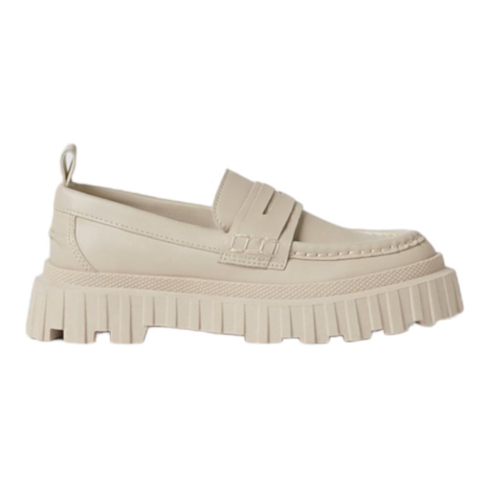 ZARA Kids | Off White | LUG SOLE LOAFERS - Picture 6 of 8